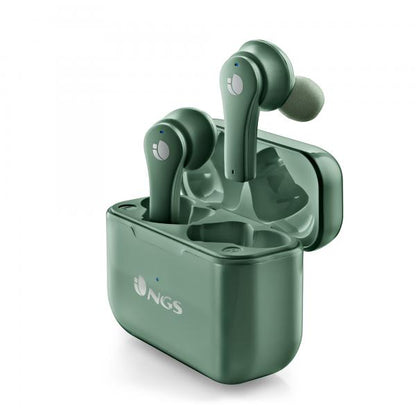 NGS AURICOLARI STEREO BLUETOOTH 5.1 ARTICA BLOOM + BASE DI RICARICA + Touch sensor + Vivavoce GREEN [ARTICABLOOMGREEN]