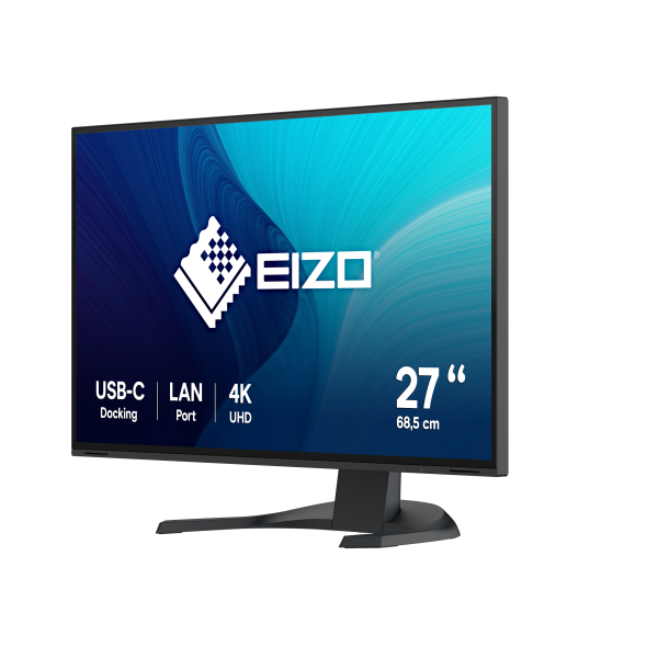 EIZO MONITOR 27 LED IPS 16:9 4K UHD, 5MS 350 CDM, PIVOT, USB-C, DP/HDMI, MULTIMEDIALE, FLEXSCAN EV2740X-BK [EV2740X-BK]