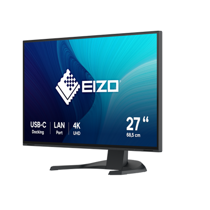 EIZO MONITOR 27 LED IPS 16:9 4K UHD, 5MS 350 CDM, PIVOT, USB-C, DP/HDMI, MULTIMEDIALE, FLEXSCAN EV2740X-BK [EV2740X-BK]