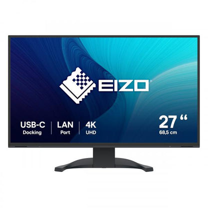 EIZO MONITOR 27 LED IPS 16:9 4K UHD, 5MS 350 CDM, PIVOT, USB-C, DP/HDMI, MULTIMEDIALE, FLEXSCAN EV2740X-BK [EV2740X-BK]