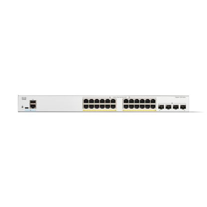 Cisco Catalyst 1300 Managed L2/L3 Gigabit Ethernet (10/100/1000) Soporte de alimentación a través de Ethernet (PoE) Gris [C1300-24FP-4G] 