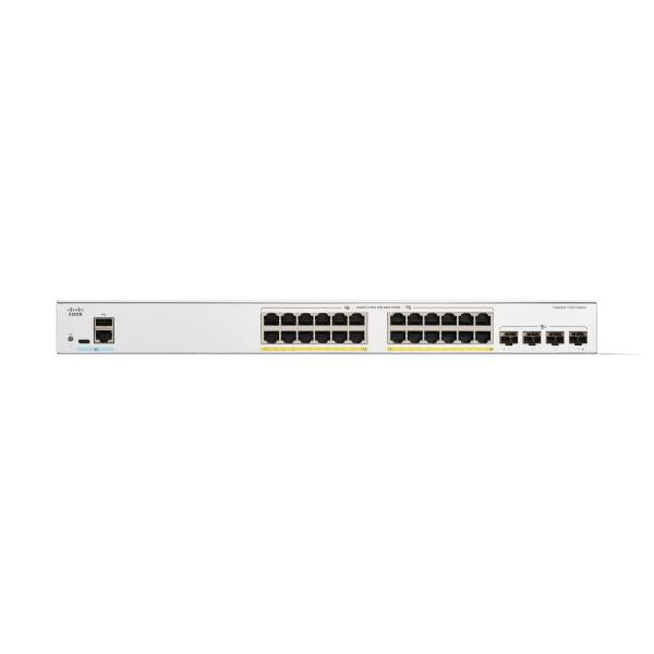 Conmutador de red Cisco C1200-24P-4X Administrado L2/L3 Gigabit Ethernet (10/100/1000) Blanco [C1200-24P-4X] 