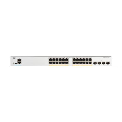 Cisco Catalyst 1300 Gestito L2/L3 Gigabit Ethernet (10/100/1000) Supporto Power over Ethernet (PoE) Grigio [C1300-24FP-4X]
