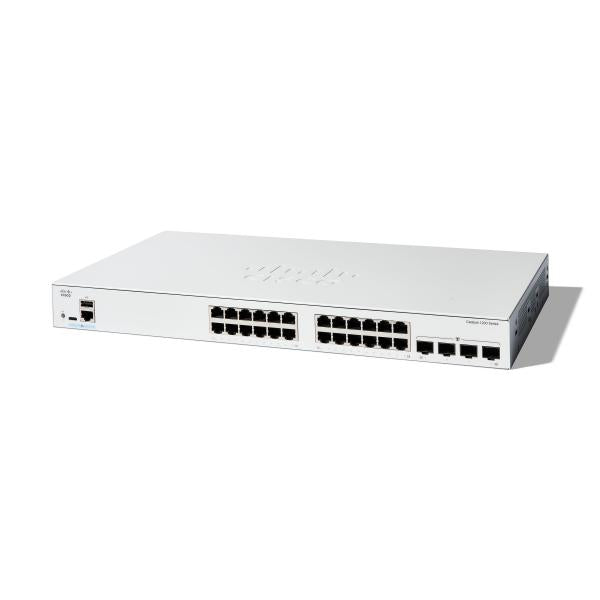 Cisco C1200-24T-4G switch di rete Gestito L2/L3 Gigabit Ethernet (10/100/1000) Bianco [C1200-24T-4G]