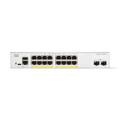 Cisco Catalyst 1200 Gestito L2 Gigabit Ethernet (10/100/1000) Supporto Power over Ethernet (PoE) Grigio [C1200-16P-2G]