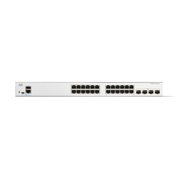 Cisco C1200-24T-4X switch di rete Gestito L2/L3 Gigabit Ethernet (10/100/1000) Bianco [C1200-24T-4X]