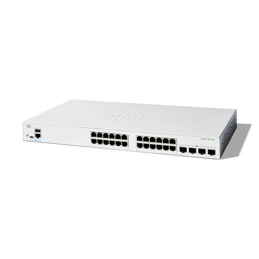 Cisco C1200-24T-4X switch di rete Gestito L2/L3 Gigabit Ethernet (10/100/1000) Bianco [C1200-24T-4X]