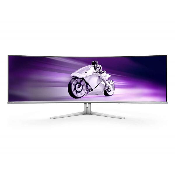 Philips Evnia 8000 49M2C8900/00 Monitor PC 124,2 cm (48.9") 5120 x 1440 Pixel Dual QHD QDOLED Bianco [49M2C8900/00]