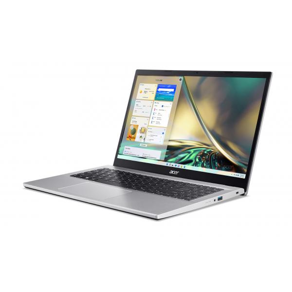 Acer Aspire 3 A315-59-57AU Notebook 39.6 cm (15.6") Full HD Intel Core i5 i5-1235U 8 GB DDR4-SDRAM 512 GB SSD Wi-Fi 5 (802.11ac) Windows 11 Home Silver [NX.K6SET .009]