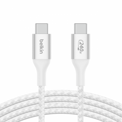 Belkin CAB015bt2MWH cavo USB 2 m USB 2.0 USB C Bianco [CAB015BT2MWH]