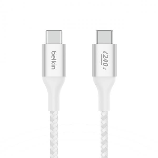 Belkin CAB015bt2MWH cavo USB 2 m USB 2.0 USB C Bianco [CAB015BT2MWH]