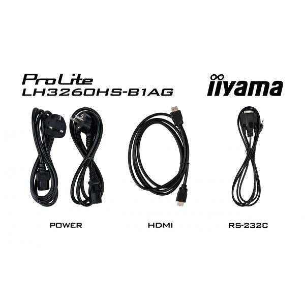 Iiyama ProLite 32 inch - Full HD Professional Digital Signage Display - 1920x1080 [LH3260HS-B1AG]