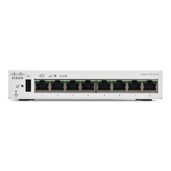 Cisco C1200-8T-D switch di rete Gestito L2/L3 Gigabit Ethernet (10/100/1000) Bianco [C1200-8T-D]