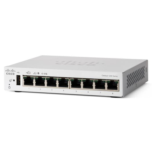 Cisco C1200-8T-D switch di rete Gestito L2/L3 Gigabit Ethernet (10/100/1000) Bianco [C1200-8T-D]