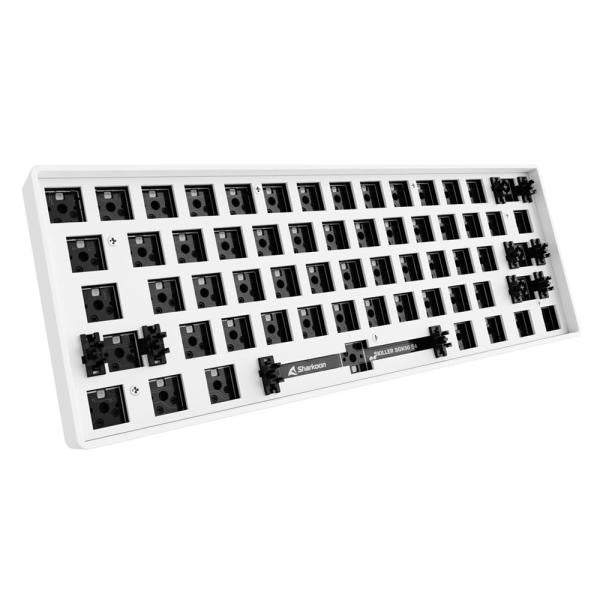 Teclado USB Sharkoon SKILLER SGK50 S4 Blanco [SGK50S4BAREBONEWHANSI] 