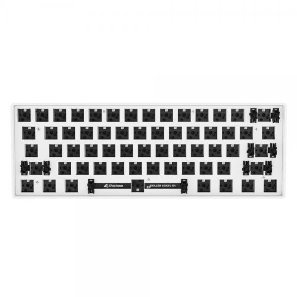 Teclado USB Sharkoon SKILLER SGK50 S4 Blanco [SGK50S4BAREBONEWHANSI] 