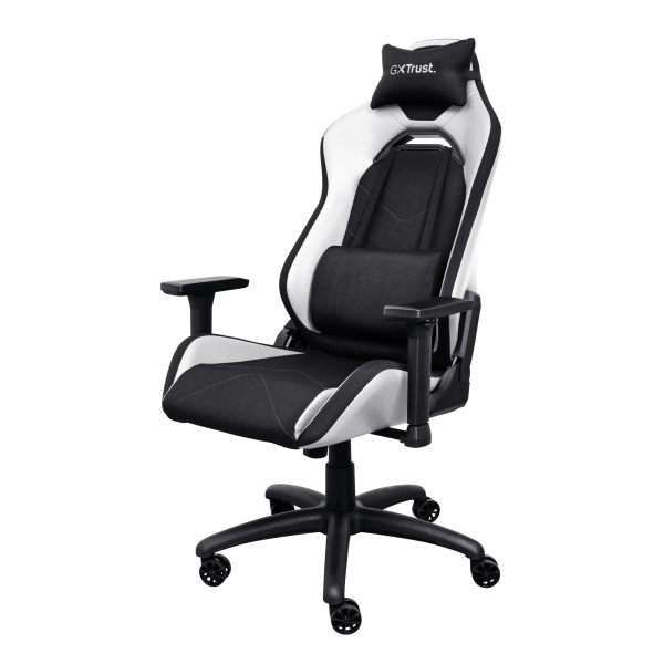 Trust GXT 714 RUYA Silla gaming universal Negro, Blanco [25065] 