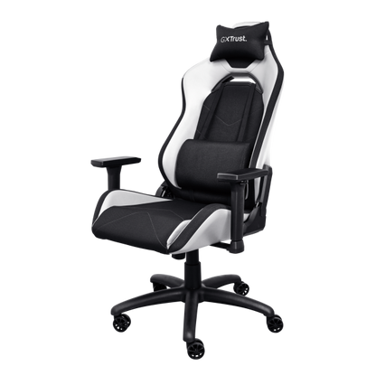 Trust GXT 714 RUYA Silla gaming universal Negro, Blanco [25065] 