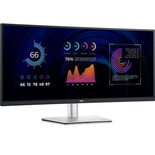 Dell P3424WE - 34 inch - Curved - UltraWide Quad HD IPS LED Monitor - 3440x1440 - HAS / USB-C [DELL-P3424WE]