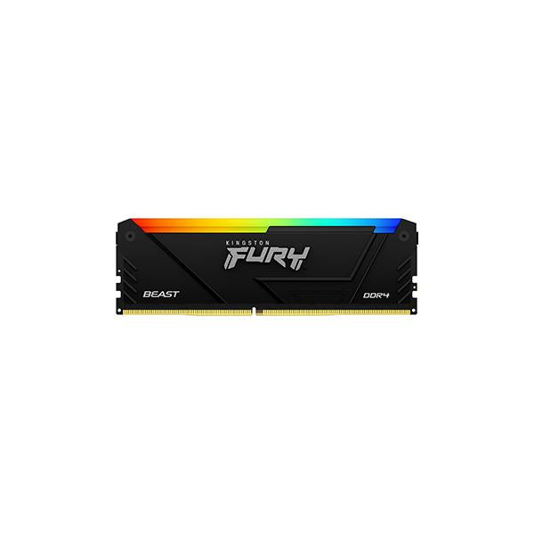 Kingston Technology FURY 128GB 3600MT/s DDR4 CL18 DIMM (Kit da 4) Beast RGB [KF436C18BB2AK4/128]