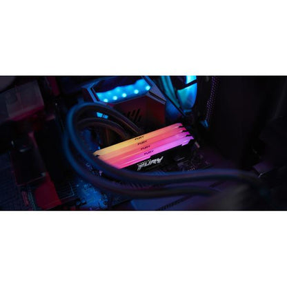 Kingston Technology FURY 128GB 3600MT/s DDR4 CL18 DIMM (Kit da 4) Beast RGB [KF436C18BB2AK4/128]