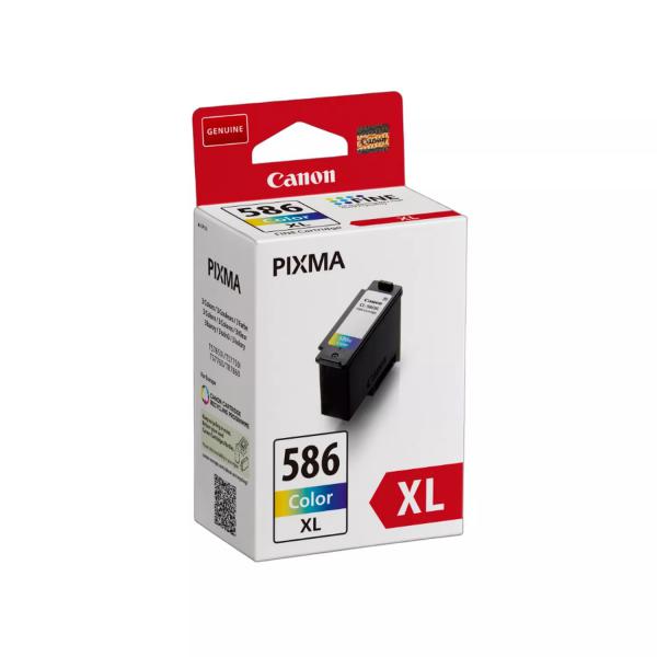 Canon CL-586XL cartucho de tinta 1ud Original Alto Rendimiento (XL) Cian, Magenta, Amarillo [6226C001] 