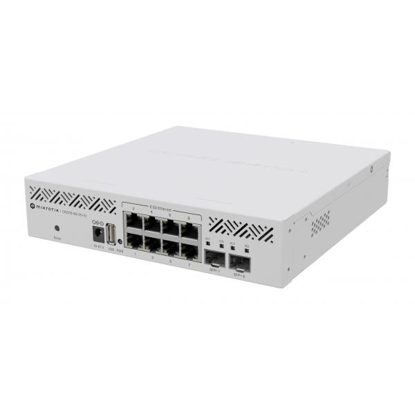 MikroTik Cloud Router Switch 310-8G+2S+IN (RouterOS L5), desktop enclosure CRS310-8G+2S+IN [CRS310-8G+2S+IN]