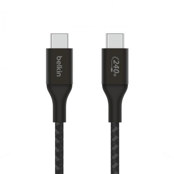 CABLE Belkin 240W CABLE USB-C A USB-C 1M [CAB015BT1MBK] 