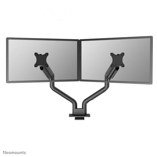 Neomounts Up to 35 Inch - Flat Screen Monitor Arm - 2 Screens - Full Motion - Clamp/Grommet - Black [DS70S-950BL2]