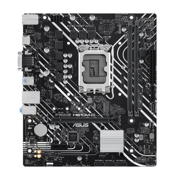 ASUS MB H610, PRIME H610M-D, LGA 1700, 2DDR5, M.2, HDMI/VGA/COM, 4SATA, 90MB1G80-M0EAY0 [PRIME H610M-D]