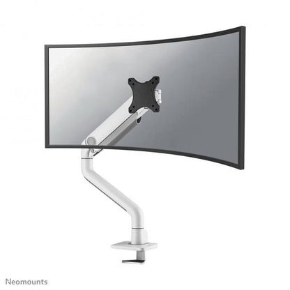 Neomounts Up to 49 Inch - Flat Screen Desk Mount - Clamp/Grommet - 1 Screen - White [DS70S-950WH1]