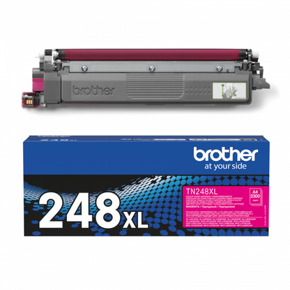 Brother TN-248XLM cartucho de tóner 1ud Original Magenta [TN248XLM]