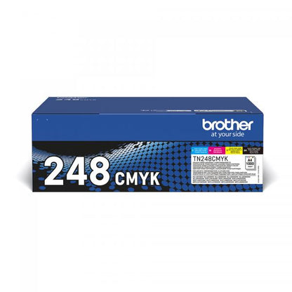 Brother TN-248VAL cartuccia toner 4 pz Originale Nero, Ciano, Magenta, Giallo [TN248VAL]