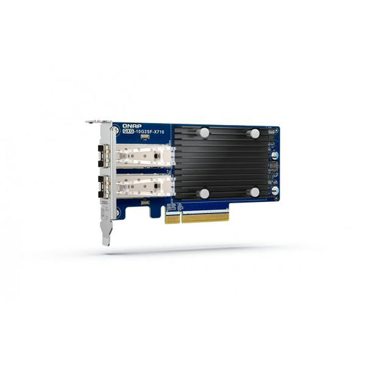 Qnap - Dual-port SFP+ 10GbE network expansion card- low-profile form factor- PCIe Gen3 x8 QXG-10G2SF-X710 [QXG-10G2SF-X710]