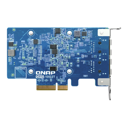 QNAP SCHEDA DI RETE DUAL-PORT (10GBASE-T) 10GBE NETWORK EXPANSION CARD, INTEL X710, PCIE GEN3 X4 [QXG-10G2T]