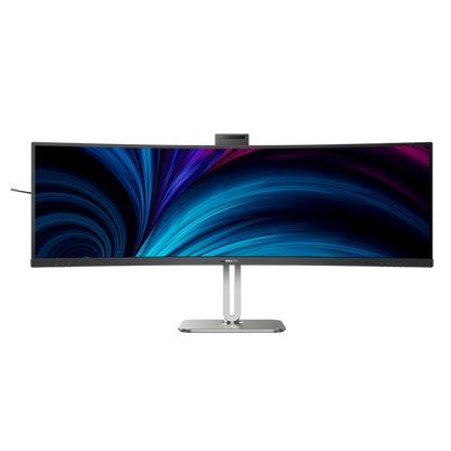 PHILIPS MONITOR CURVO 49 LED VA 32:9 4K UHD 4MS 450 CDM, REG ALTEZZA, USB-C DOCK, WEBCAM, DP/HDMI [49B2U5900CH]