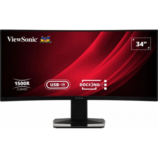 Viewsonic 34 inch - Curved - UltraWide Quad HD VA LED Monitor - 3440x1440 - HAS / RJ45 / USB-C [VG3419C]