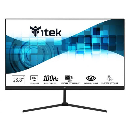 ITEK MONITOR GWF 23.8 FLAT FHD 100Hz 1920x1080 HDMI VGA SPEAKERS [ITMF24I105FHD]