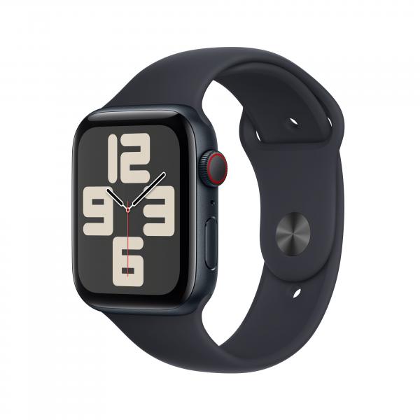 APPLE WATCH SE GPS + CELLULAR 44MM MIDNIGHT ALUMINIUM CASE WITH MIDNIGHT SPORT BAND - M/L [MRH83QL/A]