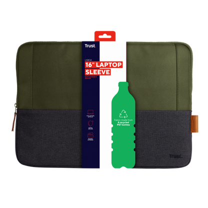 Trust Lisboa 40.6 cm (16") Pocket Case Green [25247] 