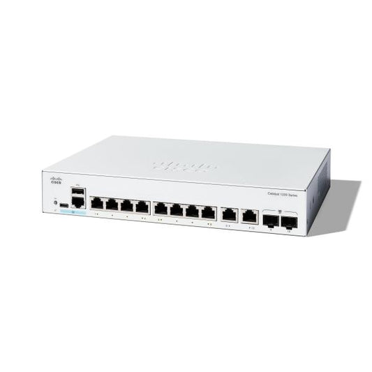 Cisco Catalyst 1200 Gestito L2 Gigabit Ethernet (10/100/1000) 1U Bianco [C1200-8T-E-2G]