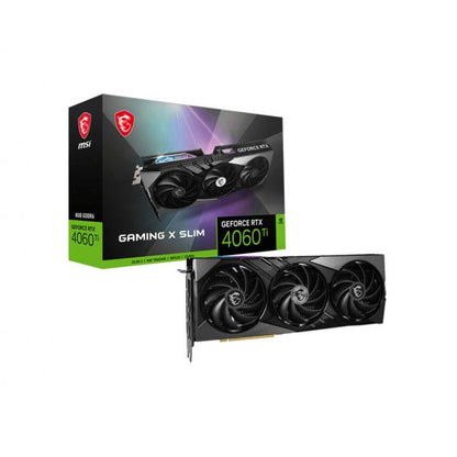 MSI GAMING GeForce RTX 4060 Ti X SLIM 8G NVIDIA 8 GB GDDR6 [RTX4060TIGAMINGXSLIM8G]