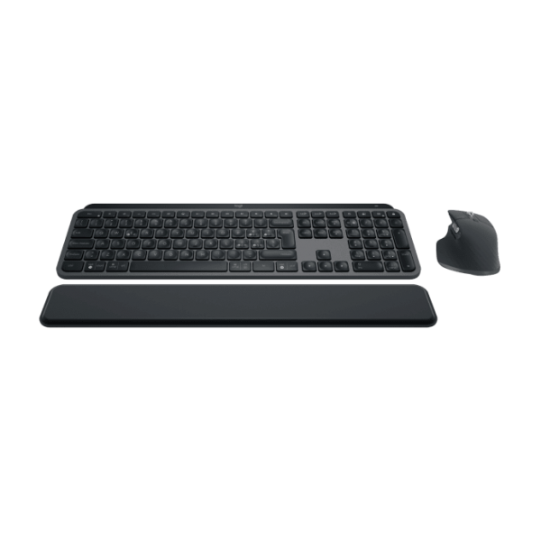 Logitech MX Keys S Combo teclado Ratón incluido RF inalámbrico + Bluetooth QWERTY Italiano Grafito [920-011609]