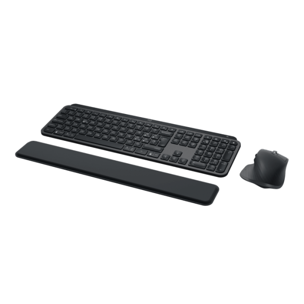 Logitech MX Keys S Combo teclado Ratón incluido RF inalámbrico + Bluetooth QWERTY Italiano Grafito [920-011609]