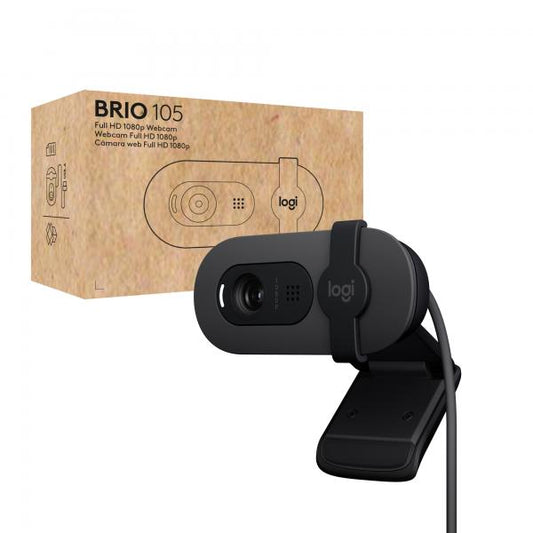 Cámara web Logitech Brio 105 de 2 MP [960-001592] 