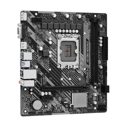 ASROCK MB H610, H610M-HDV/M.2 R.0, LGA 1700, 2DDR4, M2, MATX [H610M-HDV/M.2 R2.0]