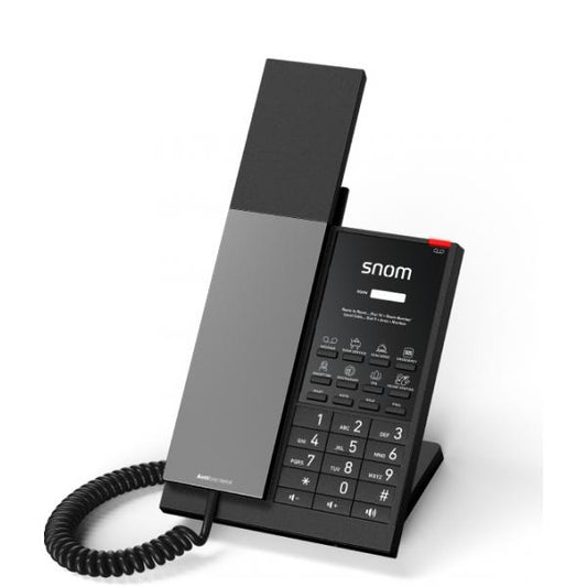 Snom Hospitality Phone HD350W - 1-Line WiFi SIP, cornetta con cavo (PSU included) 00007008 [00007008]