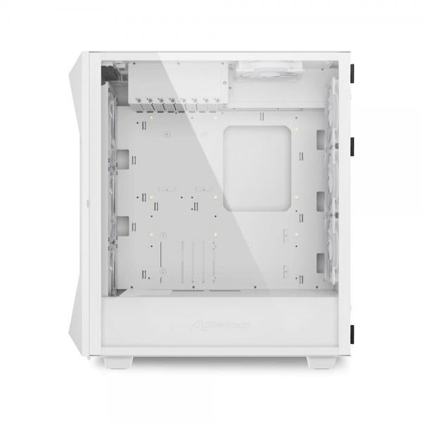 SHARKOON CASE REV300 FULL-TOWER, SIDE GLASS WHITE [REV300 WHITE] 