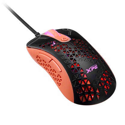 ADATA XPG GAMING MOUSE SLINGSHOT MERA ED. RGB ULTRA LIGHT 73g PMW 3360 12,0 [SLINGSHOT-BKOGCWW]