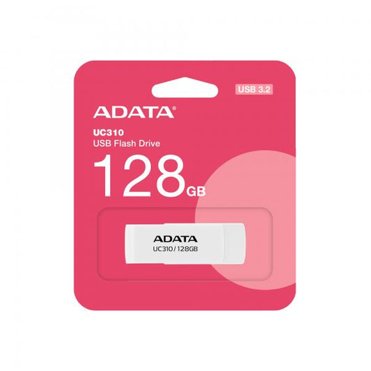 ADATA UC310 unità flash USB 128 GB USB tipo A 3.2 Gen 1 (3.1 Gen 1) Bianco [UC310-128G-RWH]